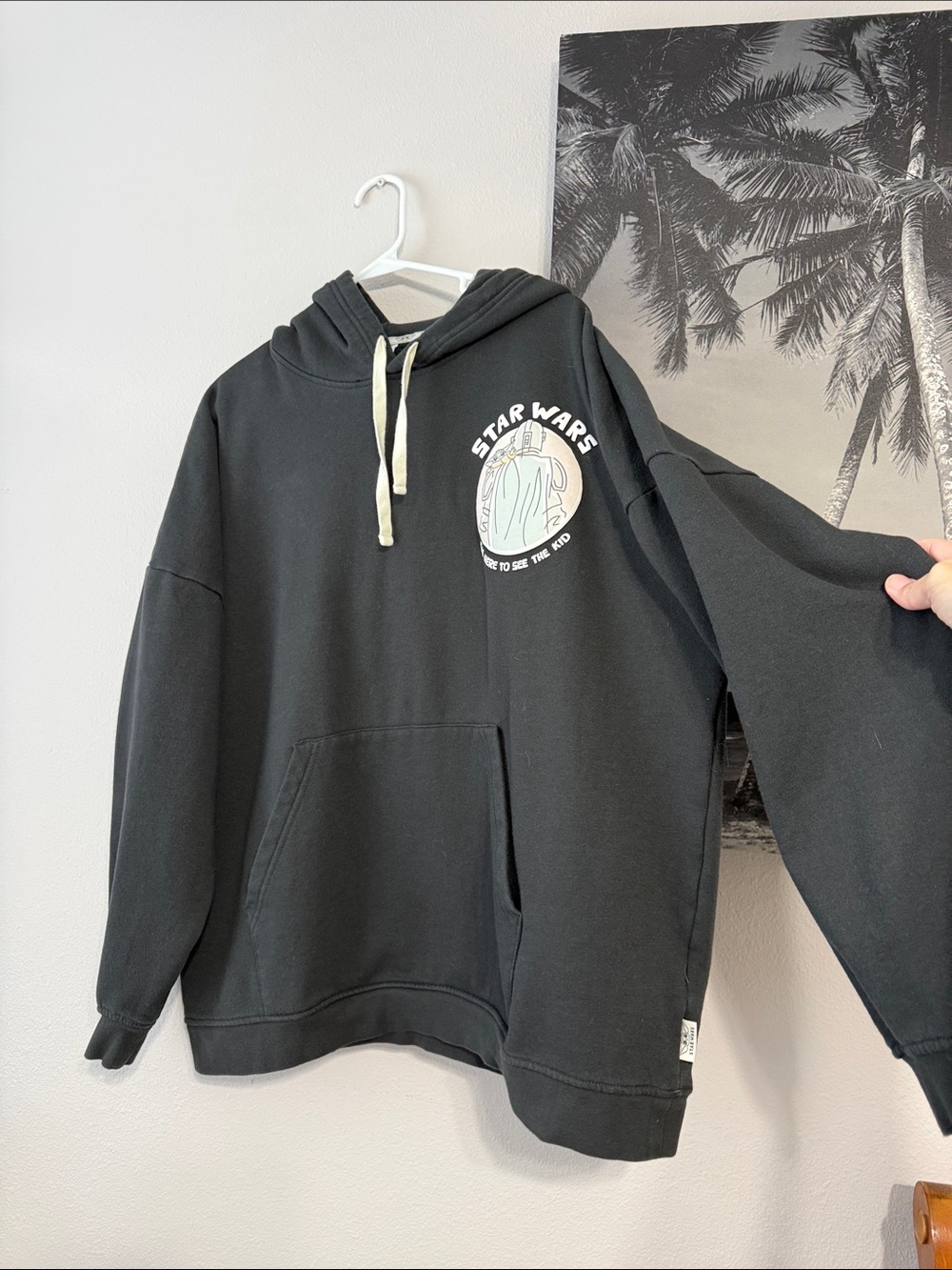 Star Wars Black Hoodie- I’m Here To See The Kid